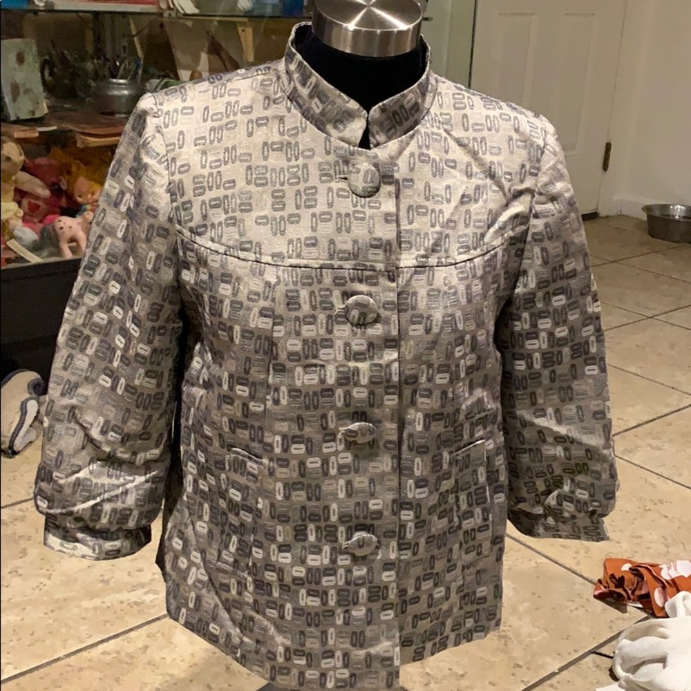 Grey 3/4 length blazer
